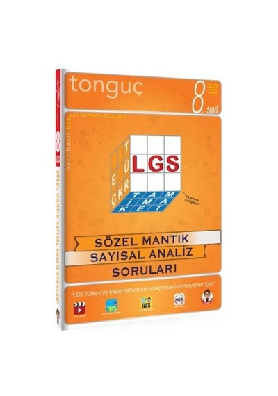 Tonguç 8.Sınıf Lgs Sözel Mantık Sayısal Analiz   Soruları