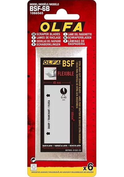 Olfa Bsf-6b Kazıma Bıçağı Yedeği 6 Lı