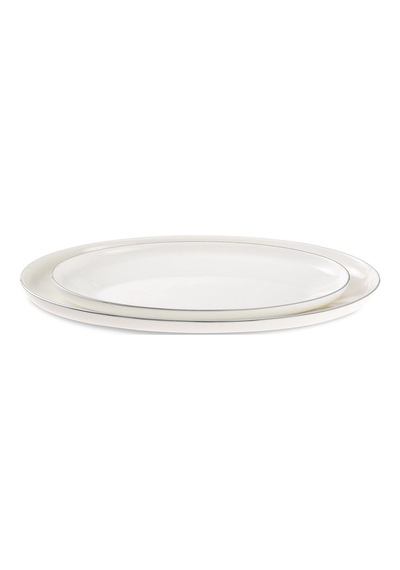 Jumbo Bianca Platin 57 Parça 12 Kişilik Yemek Takımı Beyaz Gümüş