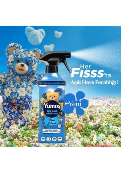 430 Ml Yıkanması Zor Eşyalar İçin Mavi Gelincik Sprey 100'lü Set