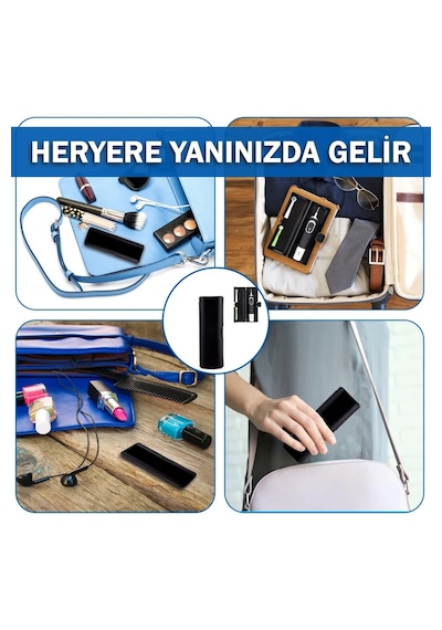 Şarjlı Diş Fırçası Yedek Başlığı Seyahat Kabı Siyah