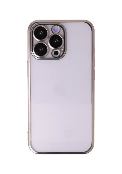 Apple iPhone Uyumlu , 13 Pro Kılıf Razer Lensli Silikon - Gold