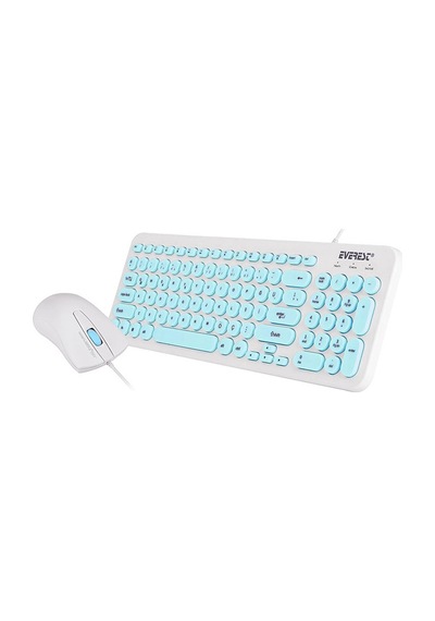 Everest KM-01K USB 3D Combo Kablolu Q Klavye Mouse Set
