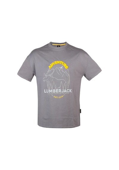 Lumberjack Erkek Tişört 4m Ml Teon 11ut1013 4fx 101567856 Antrasit
