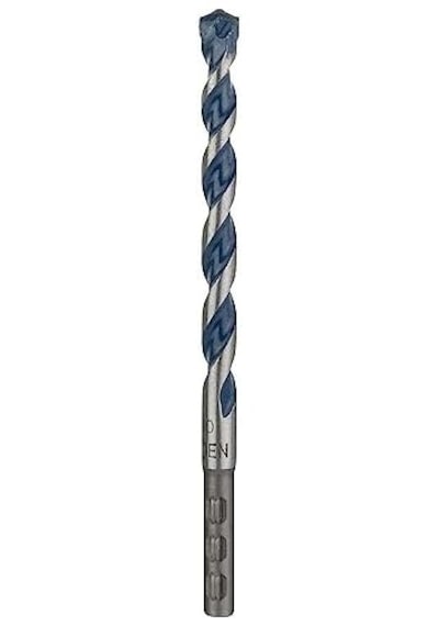 Professional Accessories Matkap Ve Kırıcı Delici Uçları, Taş Ve Beton, Gri, Durchmesser-6 Mm/gesamtlänge-100 Mm, 1 Adet
