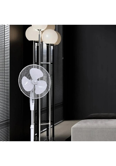 Opp Ayaklı 40 Cm Beyaz Vantilatör 45 Watt 90 Derece