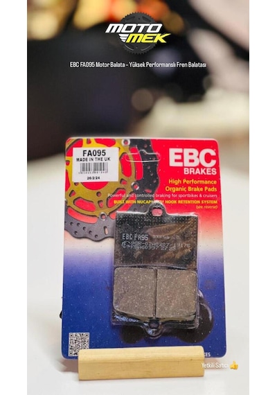 B 500 Mt Ön 02 Ebc Fa095 Motor Balata Yüksek Performanslı Fren Balatası