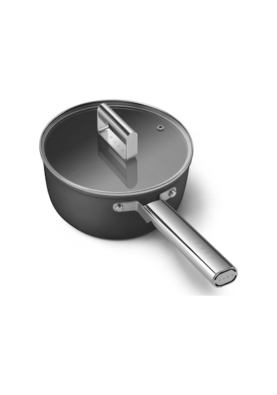 Smeg Cookware 50's Style Siyah 20 Cm Sos Tenceresi