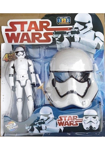 Star Wars Figür Maske Seti - Stormtrooper Figür - Yıldız Savaşlar