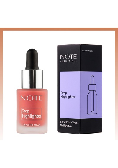 Cosmetics Drop Highlighter 01 Pearl Rose Işıltılı Likit Aydınlatıcı Çok Renkli