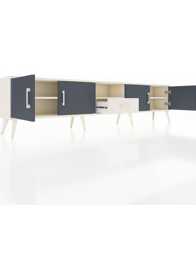 Arges Tv Ünitesi 3 Raflı Tek Çekmeceli 4 Kapaklı 220x30x51 Aytaşı-antrasit/aytaşı Antrasıt/aytası - Aytası Arges Tv Ünitesi 3 Raflı Tek Çekmeceli 4 Kapaklı 220x30x51 Aytaşı-antrasit/aytaşı Antrasıt/aytası - Aytası
