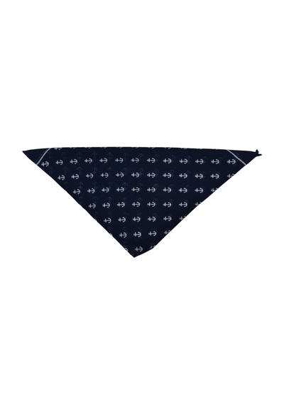 Bandana Çapa Ve Puantiye Desenli Lacivert