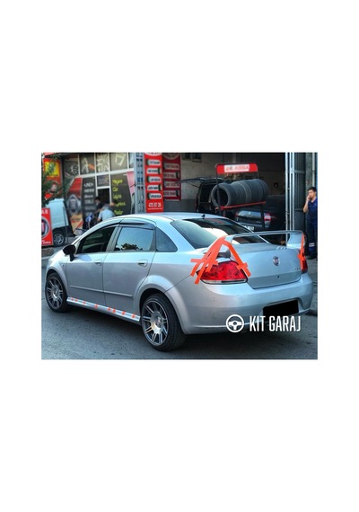 Kit Garaj Fiat Linea Yan Marşpiyel Plastik Boyasız
