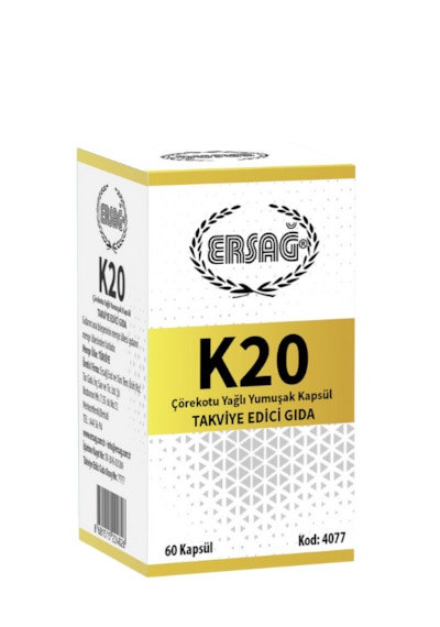 Ersağ K20 Takviye Edici Gıda 60 Kapsül