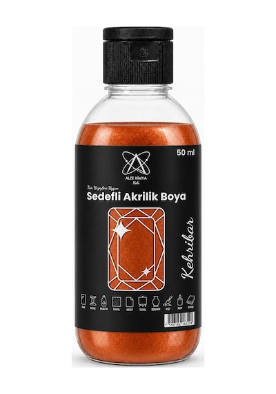 Kehribar Bakır Sedefli Akrilik Boya 50 Ml