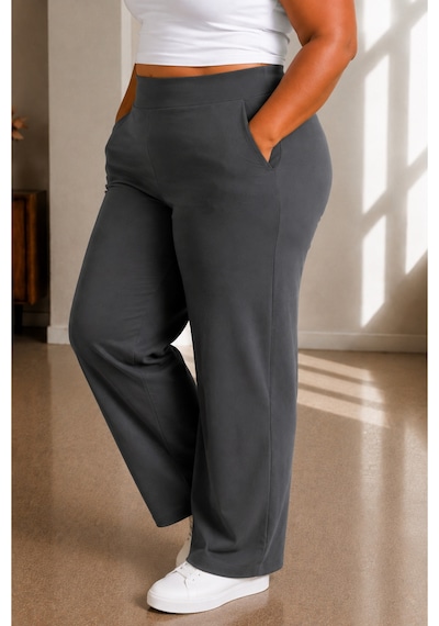 Sngl Tekstil Kadın Büyük Beden Pantolon S M L Xl 2xl 3xl 4xl 5xl 6xl 7xl 8xl 9xl Gri Füme Sngl Tekstil Kadın Büyük Beden Pantolon S M L Xl 2xl 3xl 4xl 5xl 6xl 7xl 8xl 9xl Gri Füme