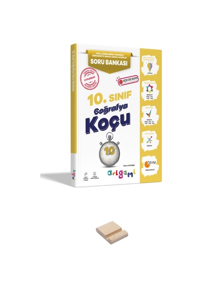 Origami 10. Sınıf Coğrafya Soru Bankası + Telefon Standı