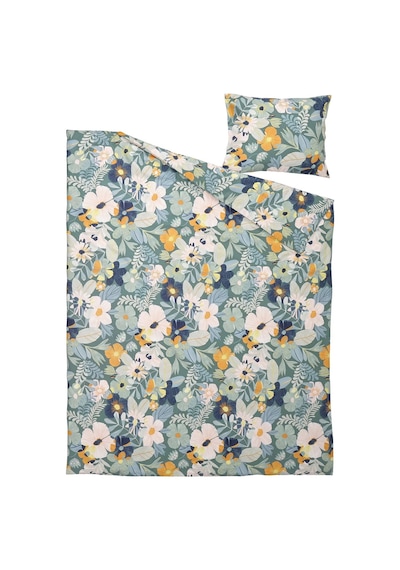 Ikea Fältgräsmott Çok Renkli 150x200/50x60 Cm Tek Kişilik Nevresim Seti