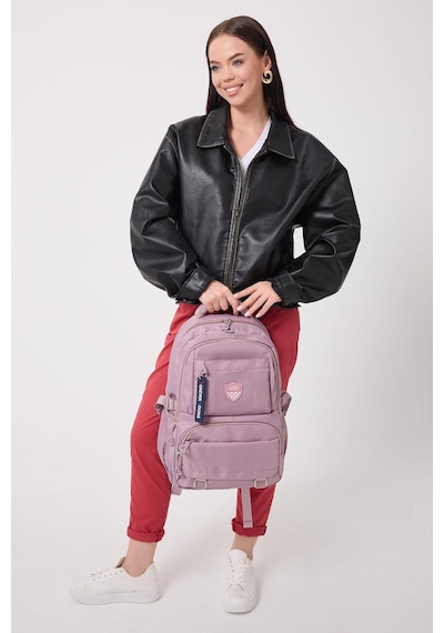Forever Young Paraşüt Kumaş Su Geçirmez Sırt Çantası Fy-2203 Lila
