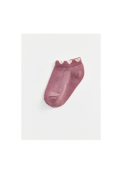LC Waikiki Alıta Cıty Farkıyla Lcw Baby Pembe Desenli 5'li Paket Kız Bebek Patik Çorap Pembe - 925404422 Pembe