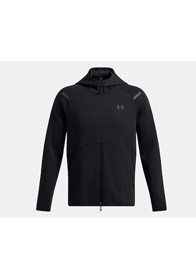 Under Armour Ua Unstoppable Flc Fz Erkek Günlük Ceket 1389352-001 Siyah Siyah