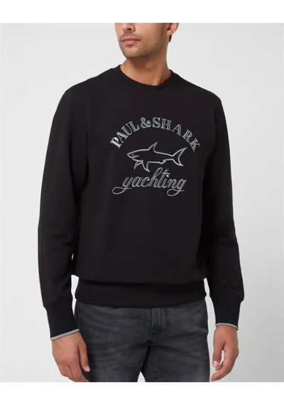 Paul&shark 12311932 Erkek Sweatshirt Siyah