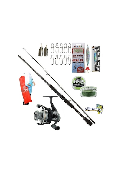 Okuma Wave Power 274cm Okuma Revenger Rv-40 Spin Olta Takımı Seti