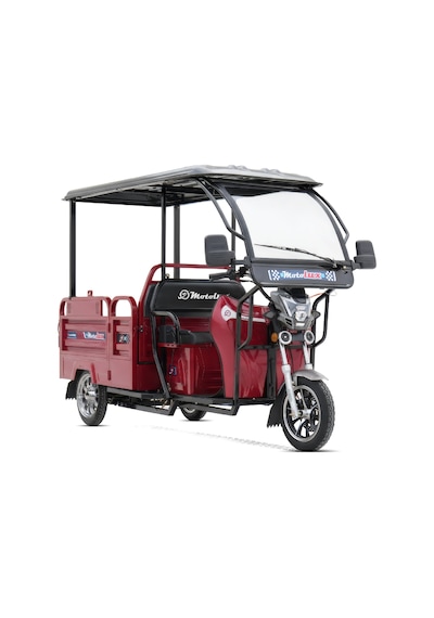 Motolux Fayton 8100 Ruflu 3 Tekerli Elektrikli Motosiklet Kırmızı