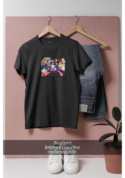 Bahriyeli Collection Oversize Fullmetal Alchemist Homunculus Tasarımlı Unisex T-shirt Siyah