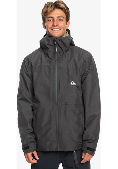 Quiksilver Over Cast Gore Tex Jk Erkek Mont-27815-Koyu Gri