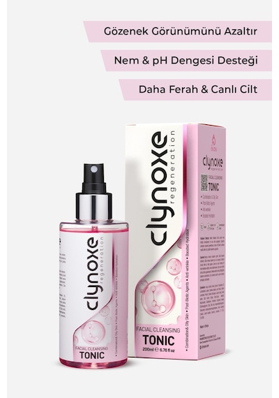 Clynoxe Facial Cleansing Tonic ,kırışıklık Karşıtı Arındırıcı Yüz Ve Makyaj Temizleme Toniği 200 Ml