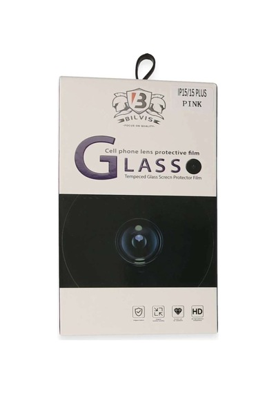 İphone 15 Bilvis Titan Kamera Lens - Pembe Diğer