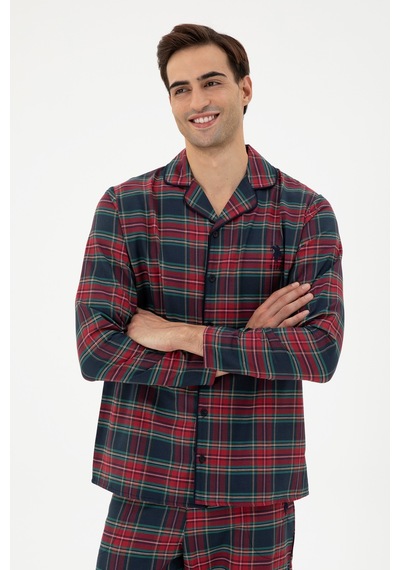 U.s. Polo Assn. Erkek Bordo Pijama Takım 50301734-vr014 Bordo U.s. Polo Assn. Erkek Bordo Pijama Takım 50301734-vr014 Bordo