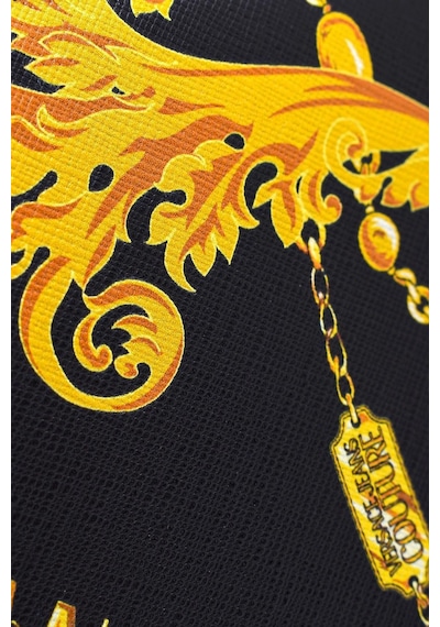 Versace Jeans Couture 75Ya5Pb4 Erkek Cüzdan Black-Gold Siyah - Altın