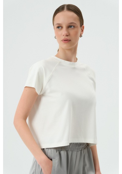 Buly Süprem Vatkalı T-shirt Ekru