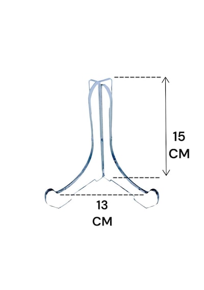 Teşhir Ayakları Geçmeli 13x15cm Ayak No:3 Çerçeve Tabak Teşhir Ayağı Stand Pleksi Şövalye