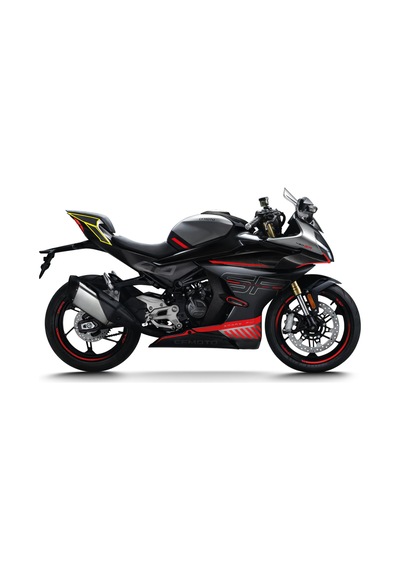 Cf Moto 450sr-450nk Kuyruk Üstü Ve Kuyruk Altı Karbon Sticker Etiket Modeli