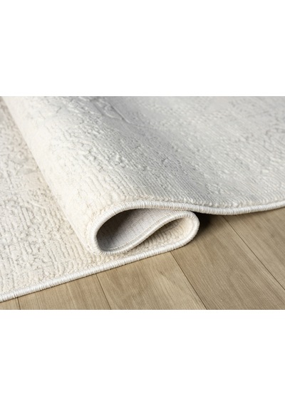Mariesse Home Artes Serisi Bambu Dokulu Modern Sık Dokuma Makine Halısı Smart 12004 Krem