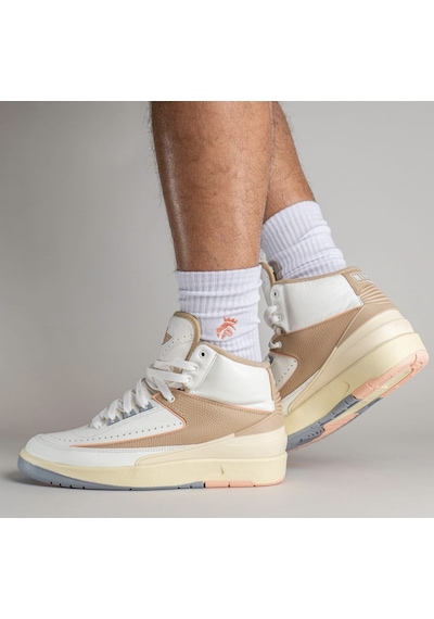 Nike Air Jordan 2 Retro Chicago Leather Unisex Sneaker Hakiki Deri Bilekli Günlük Spor Ayakkabı Krem Sütlü Kahve Krem Nike Air Jordan 2 Retro Chicago Leather Unisex Sneaker Hakiki Deri Bilekli Günlük Spor Ayakkabı Krem Sütlü Kahve Krem