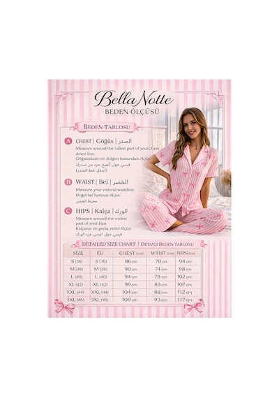 Bella Notte Beyaz Kadın Nakışlı Askılı Şortlu Pijama Takımı