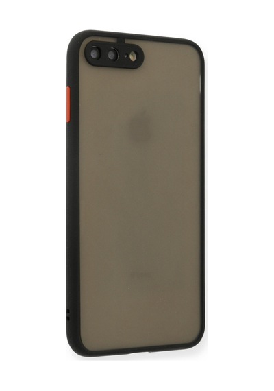 Apple iPhone Uyumlu   7 Plus Kılıf Montreal Silikon Kapak - Siyah