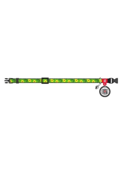 Waudog Collar Qr Pasaportlu Kedi Ve Ufak Irk Köpek Boyun Tasması 20-30 Cm, 10 Mm, L, Avocado