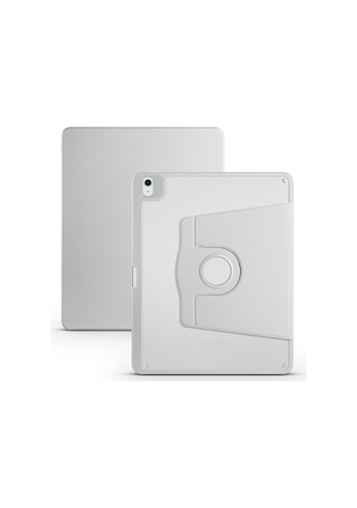 Apple Uyumlu iPad Air 11inç M2 2024 Kılıf Termik Kalem Bölmeli Dönebilen Standlı Kılıf Air 4./5.nesil