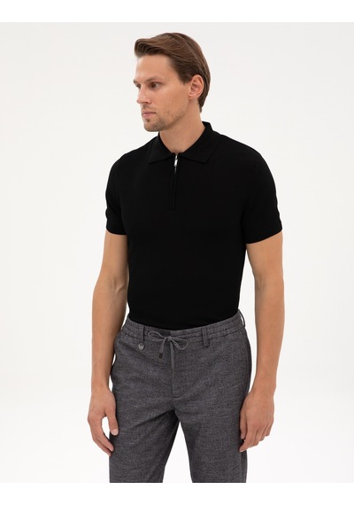 Pierre Cardin Erkek Siyah Kazak /triko 50302609-vr046 Siyah