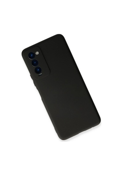 Uray Store Tecno Camon 18 Kılıf First Silikon - Siyah