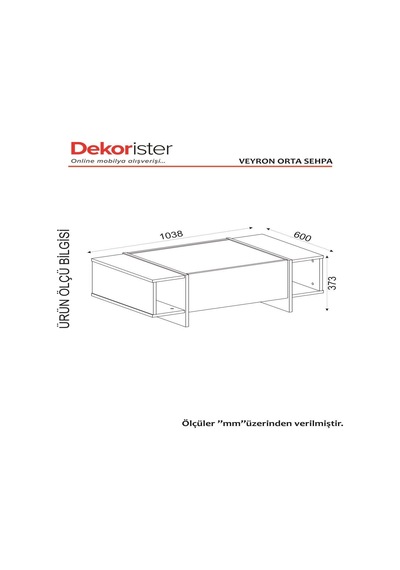 Dekorister Exclusive Veyron Orta Sehpa Rebab-Mermer Dekorister Exclusive Veyron Orta Sehpa Rebab-Mermer