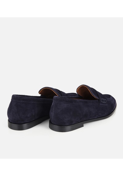 Hotiç Kadın Süet Deri Lacivert Yumuşak Dokulu Klasik Loafer 01ayh329500a680 01ayh329500a680