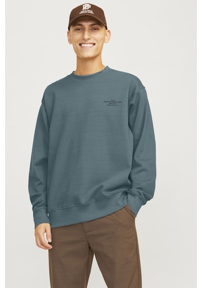 Jack & Jones Erkek Mavi Sweat 12261386 Mavi