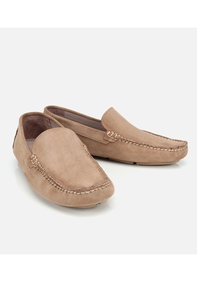 Hotiç Erkek Nubuk Deri Bej Hafif Tabanlı Günlük Loafer 02ayh305550a300 Bej