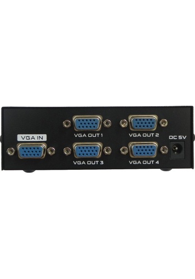 Vga Splitter Çoklayıcı Çoğaltıcı 4 Port 4873A Çoklu Ekran Switch
